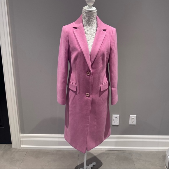 Jackets & Blazers - Pink Coat with Pink Buttons